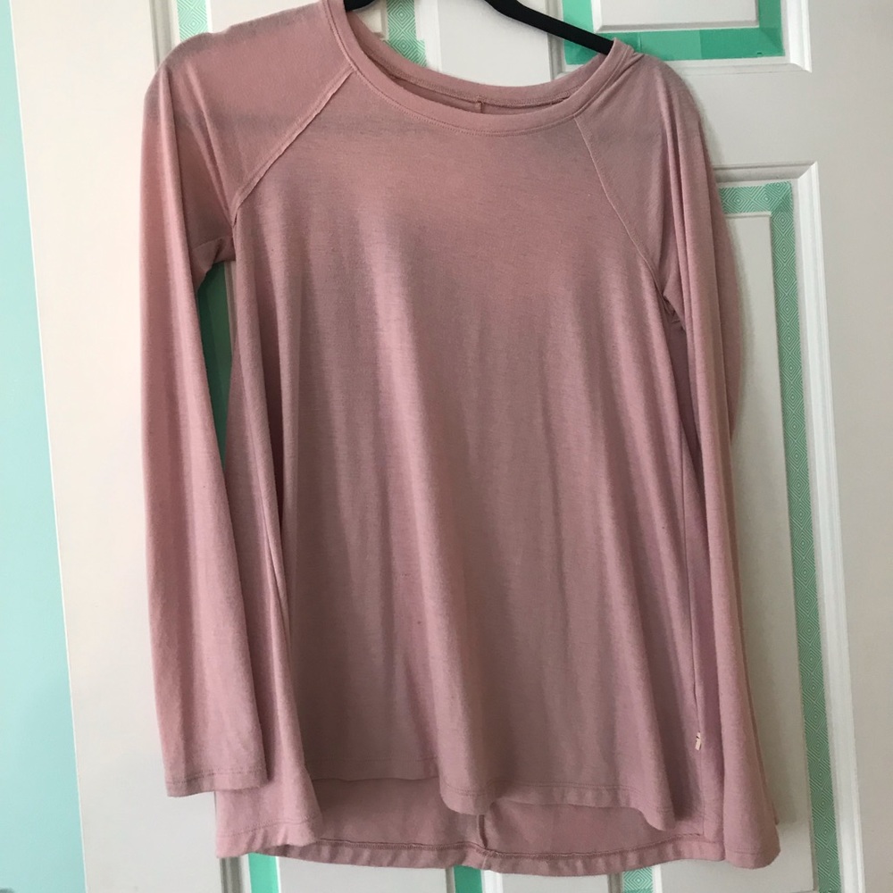 Plain pink shirt from Hollister